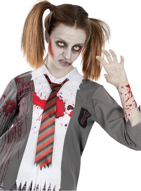 Disfraz de estudiante zombie para mujer - Funiglobal | Funidelia