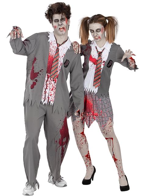 Disfraz de estudiante zombie para mujer - Funiglobal | Funidelia