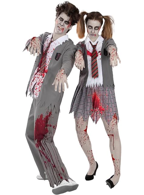 Disfraz de estudiante zombie para mujer - Funiglobal | Funidelia