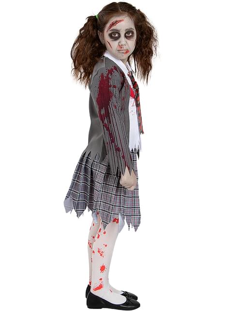 Disfraz de estudiante zombie para niña - Funiglobal | Funidelia