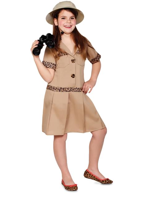 Disfraz de exploradora de safari para niña