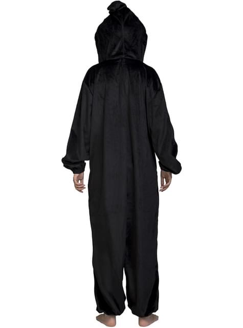 Disfraz de fantasma de ojos grandes onesie para adulto