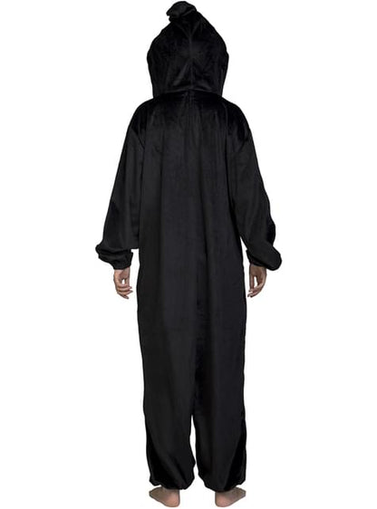 Disfraz de fantasma de ojos grandes onesie para adulto