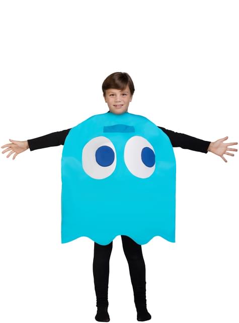 Disfraz de Fantasma Pac-Man Inky Infantil - Funiglobal | Funidelia