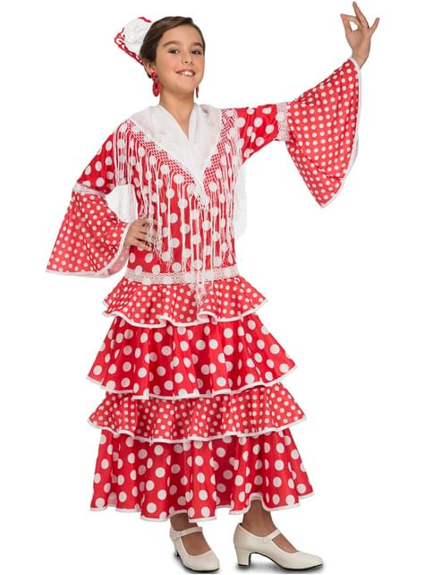 Disfraz de flamenca sevillana para niña