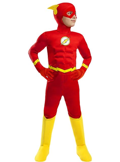 Disfraz de Flash deluxe para niño - Funiglobal | Funidelia
