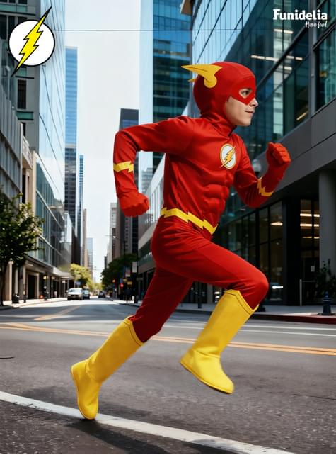 Disfraz de Flash deluxe para niño - Funiglobal | Funidelia