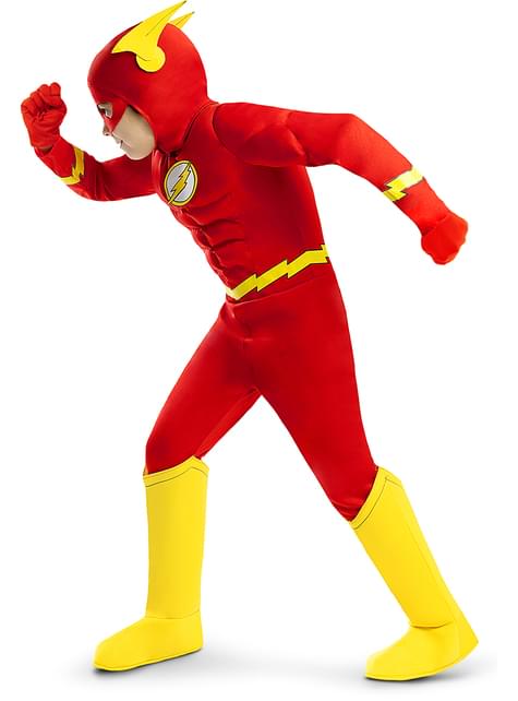 Disfraz de Flash deluxe para niño - Funiglobal | Funidelia