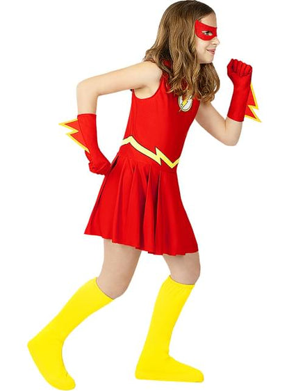 Disfraz de Flash para niña - Funiglobal | Funidelia