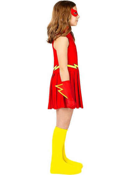 Disfraz de Flash para niña - Funiglobal | Funidelia