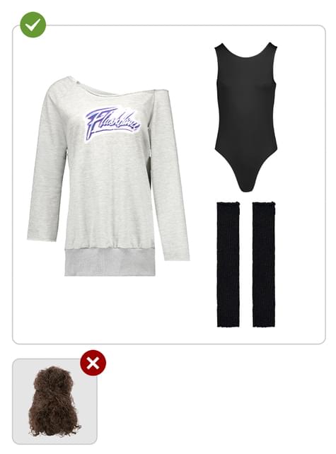 Disfraz de Flashdance para mujer - Funiglobal | Funidelia