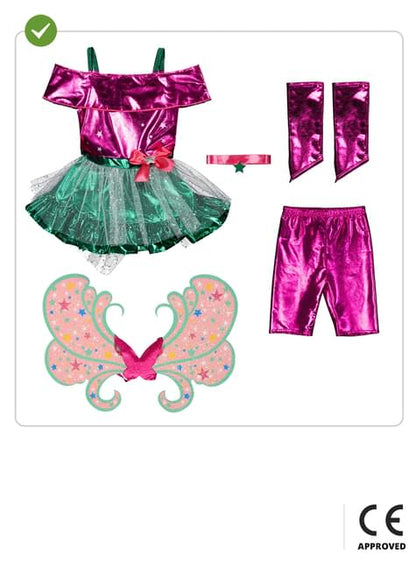 Disfraz de Flora para niña- Winx club - Funiglobal | Funidelia