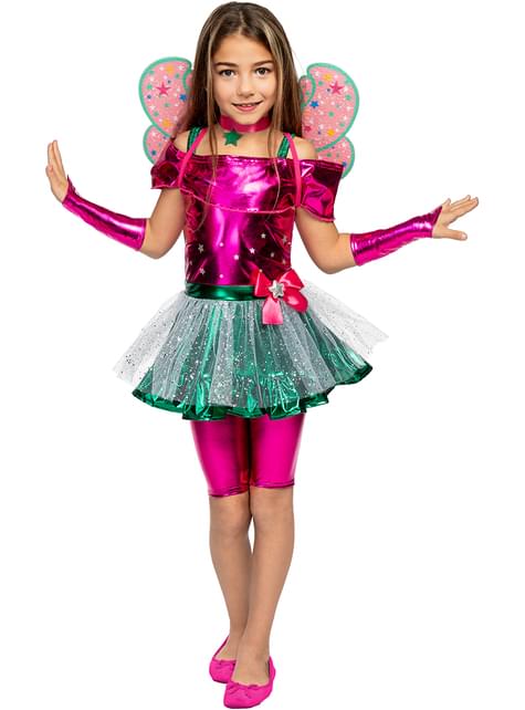 Disfraz de Flora para niña- Winx club - Funiglobal | Funidelia