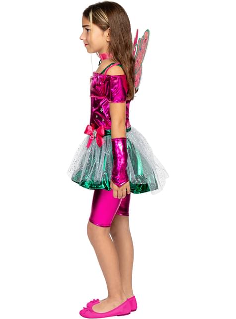 Disfraz de Flora para niña- Winx club - Funiglobal | Funidelia
