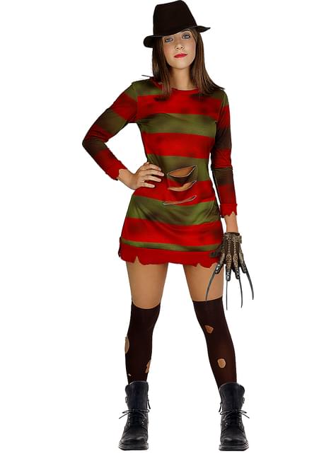 Disfraz de Freddy Krueger para Mujer - Pesadilla en Elm Street - Funiglobal | Funidelia