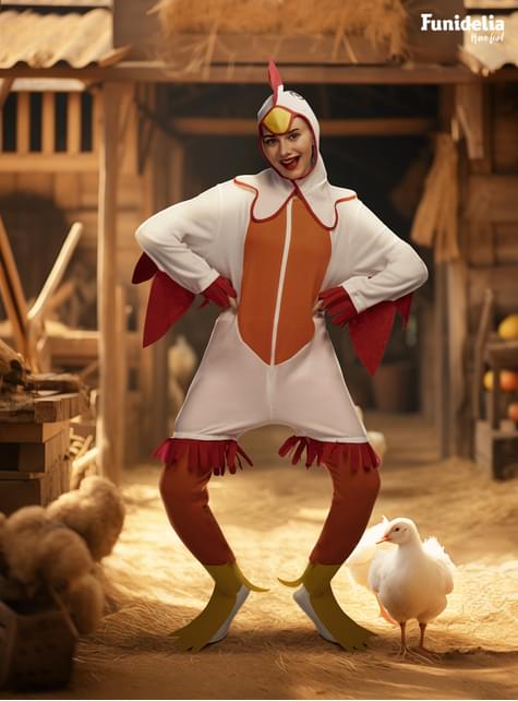 Disfraz de gallina para adulto - Funiglobal | Funidelia