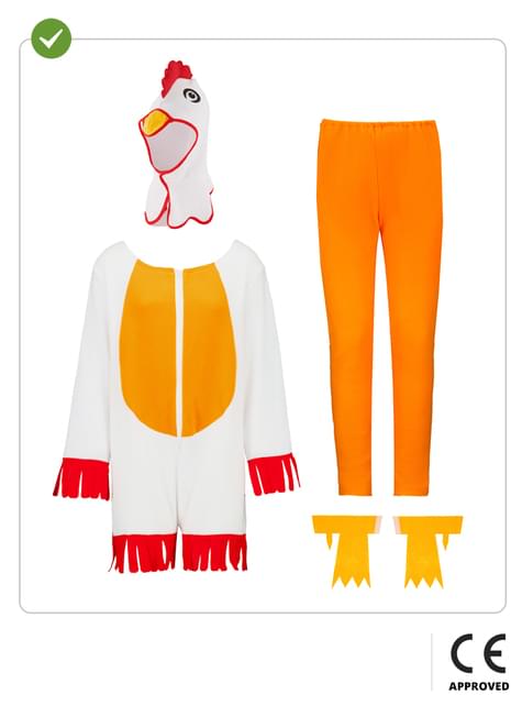 Disfraz de gallina para niños - Funiglobal | Funidelia