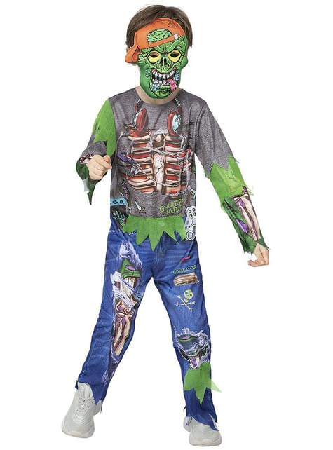 Disfraz de gamer zombie para niño