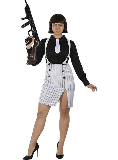 Disfraz de gangster para mujer - Funiglobal | Funidelia