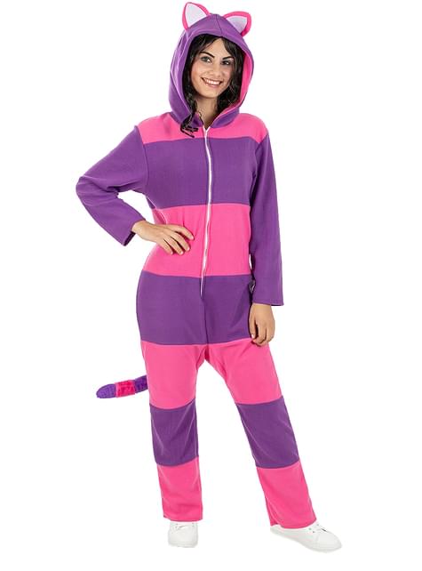 Disfraz de Gato Cheshire onesie para adulto - Funiglobal | Funidelia