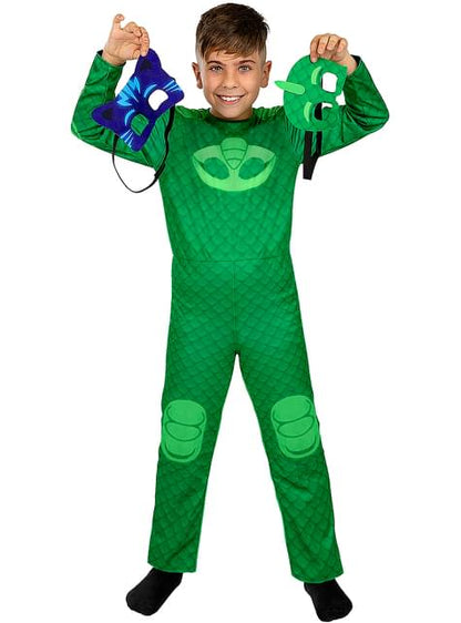 Disfraz de Gatuno y Gekko reversible - Pj Masks - Funiglobal | Funidelia