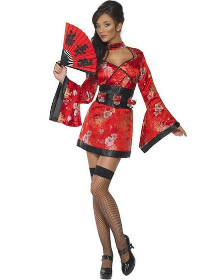 Disfraz de geisha con chupitos Fever - Smiffys | Funidelia