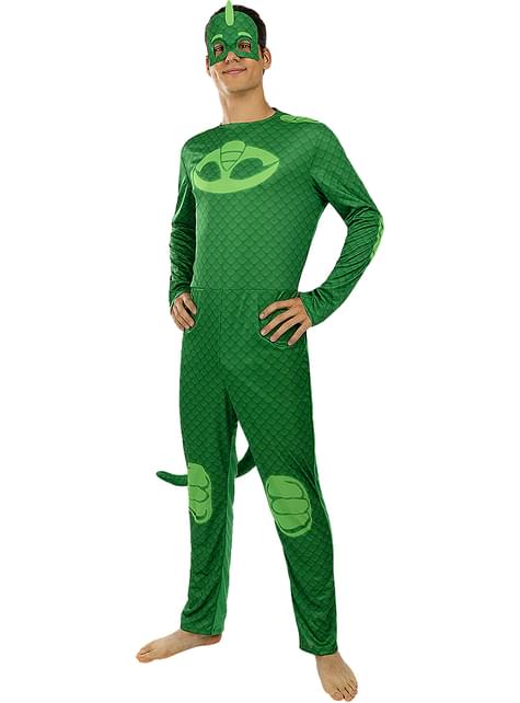 Disfraz de Gekko para adulto - Pj Masks - Funiglobal | Funidelia