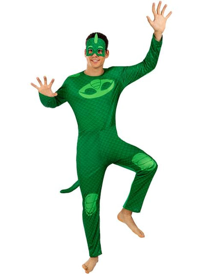 Disfraz de Gekko para adulto - Pj Masks - Funiglobal | Funidelia