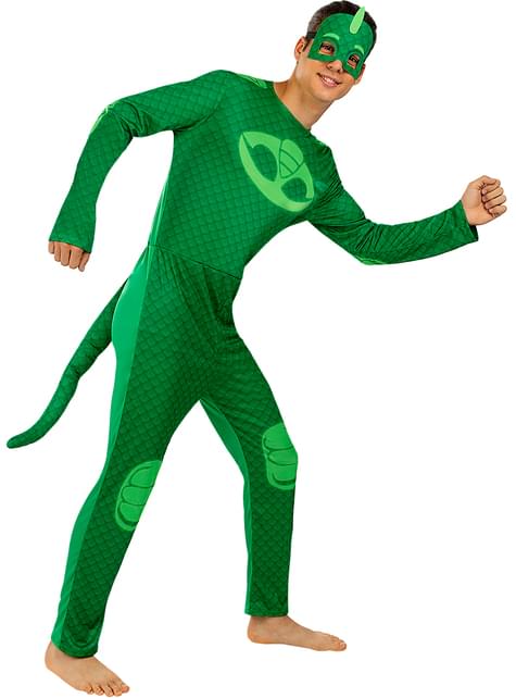 Disfraz de Gekko para adulto - Pj Masks - Funiglobal | Funidelia