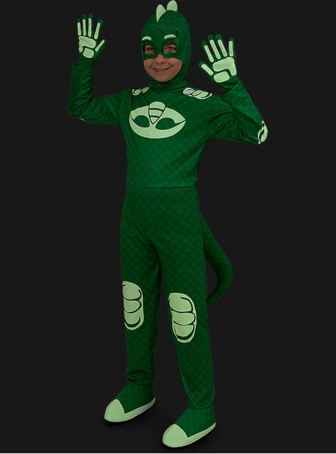 Disfraz de Gekko PJ Masks deluxe para niños - Funiglobal | Funidelia