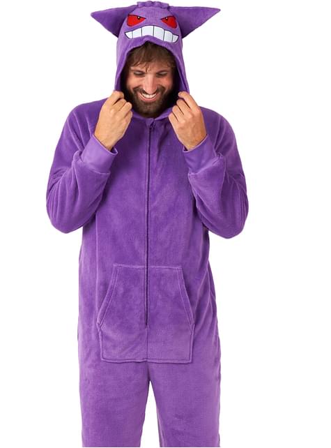 Disfraz de Gengar Pokémon onesie - Opposuits