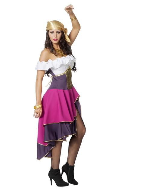 Disfraz de gitana para mujer - Wilbers | Funidelia