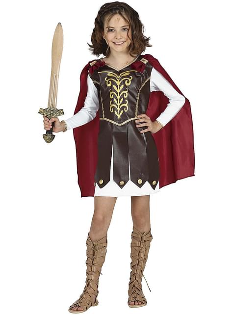 Disfraz de gladiadora para niña - Guirca | Funidelia