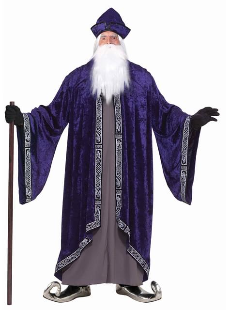 Disfraz de gran mago talla extra grande