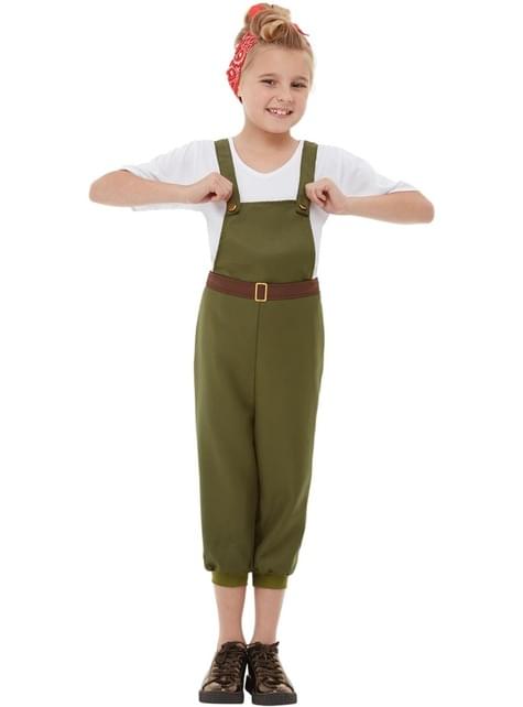 Disfraz de granjera para niña - Smiffys | Funidelia