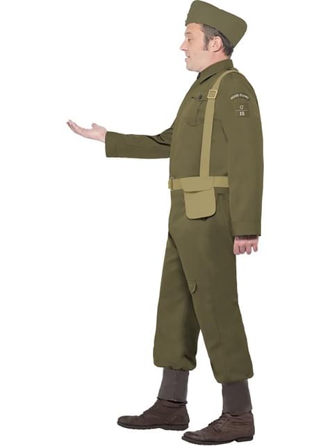 Disfraz de guardia de la Segunda Guerra Mundial para hombre
