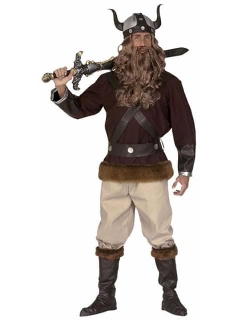 Disfraz de guerrero vikingo para hombre