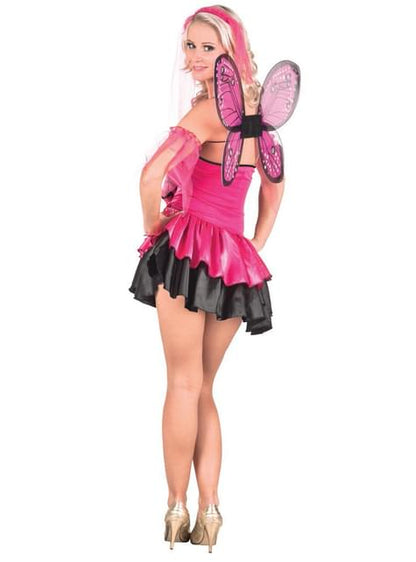 Disfraz de hada rosa sexy para mujer