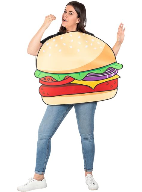 Disfraz de hamburguesa para adulto - Funiglobal | Funidelia