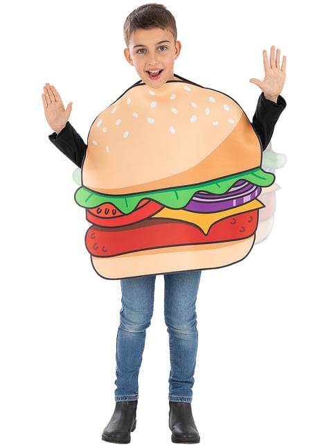 Disfraz de hamburguesa para niños - Funiglobal | Funidelia