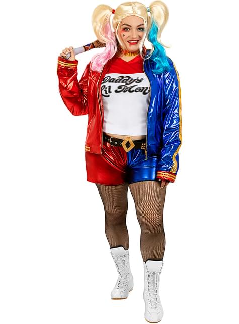 Disfraz de Harley Quinn talla grande - Escuadrón Suicida - Funiglobal | Funidelia