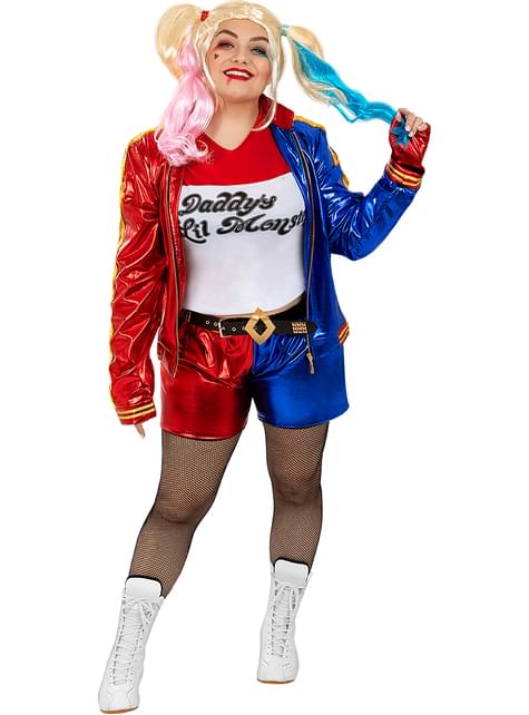 Disfraz de Harley Quinn talla grande - Escuadrón Suicida - Funiglobal | Funidelia