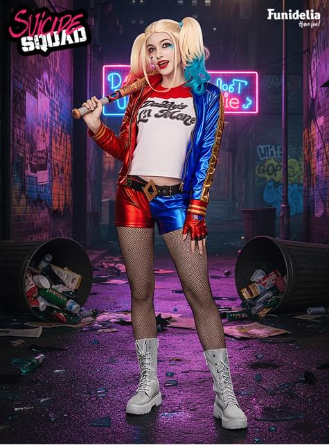 Disfraz de Harley Quinn - Escuadrón Suicida - Funiglobal | Funidelia