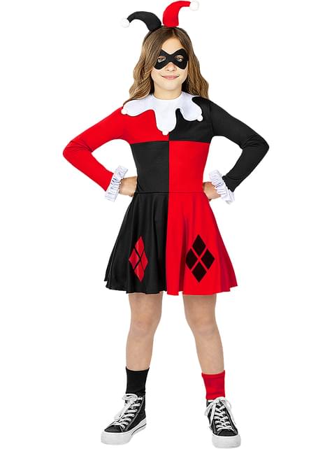 Disfraz de Harley Quinn para niña - DC Comics - Funiglobal | Funidelia