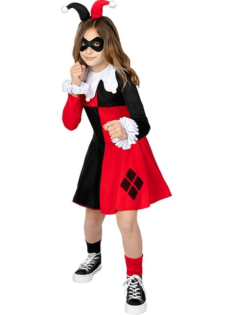 Disfraz de Harley Quinn para niña - DC Comics - Funiglobal | Funidelia