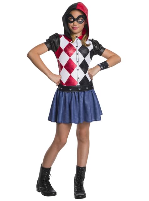Disfraz de Harley Quinn para niña - DC Superhero girls - Rubies USA | Funidelia