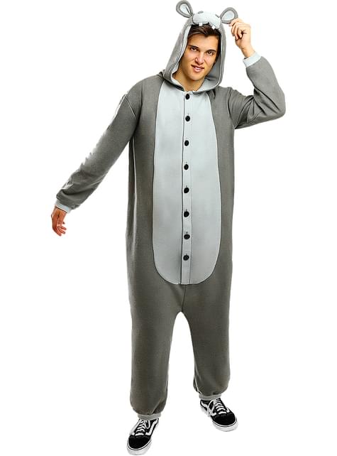 Disfraz de hipopótamo onesie para adulto - Funiglobal | Funidelia