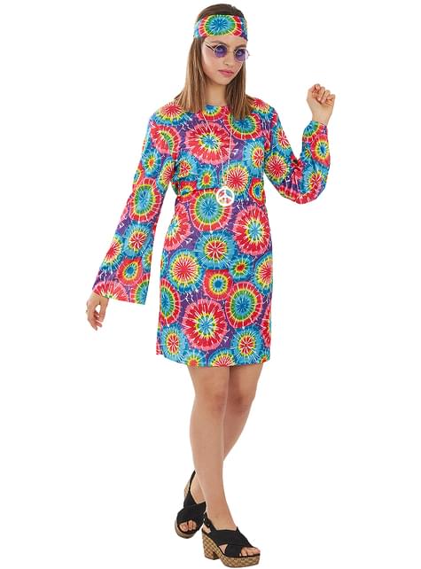 Disfraz de Hippie de los 60’s para mujer - Funiglobal | Funidelia