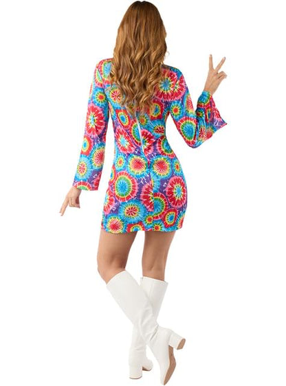Disfraz de Hippie de los 60’s para mujer - Funiglobal | Funidelia