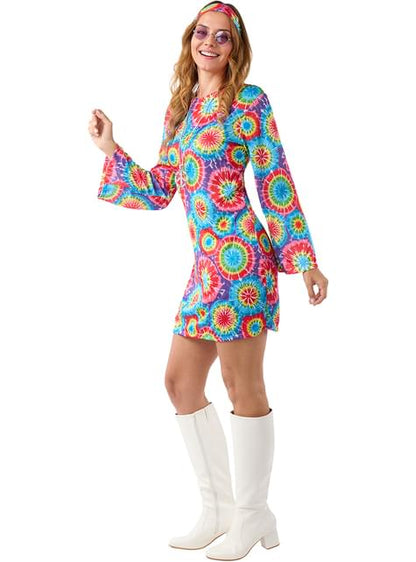 Disfraz de Hippie de los 60’s para mujer - Funiglobal | Funidelia